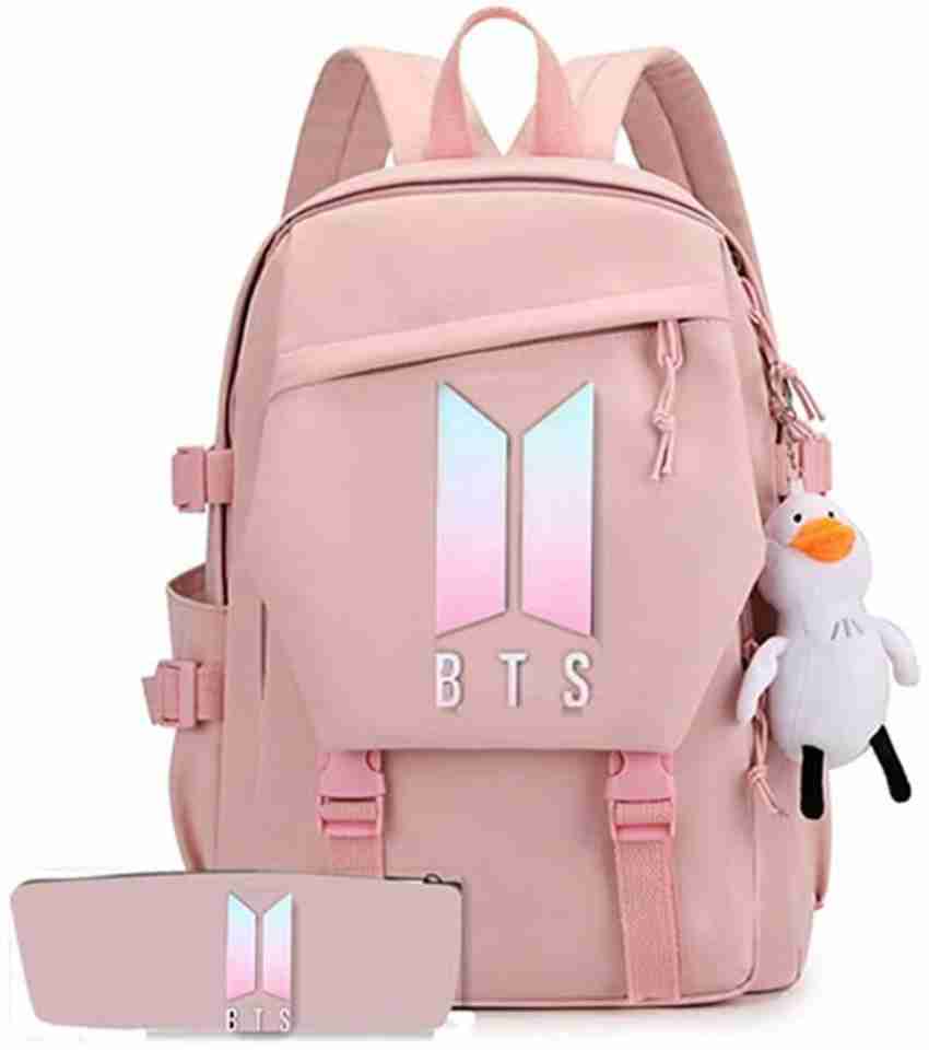PALAY BTS Bags for Girls School Backpack Kpop BTS Bangtan Boys Casual  Backpack 2 L Backpack White - Price in India