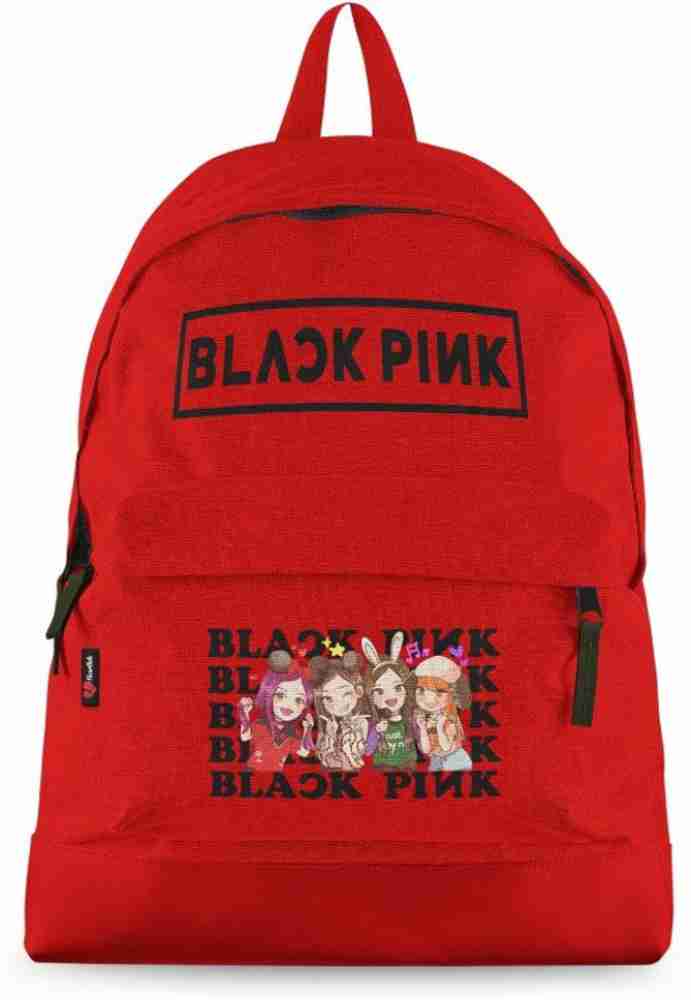 Black pink clearance brand backpack