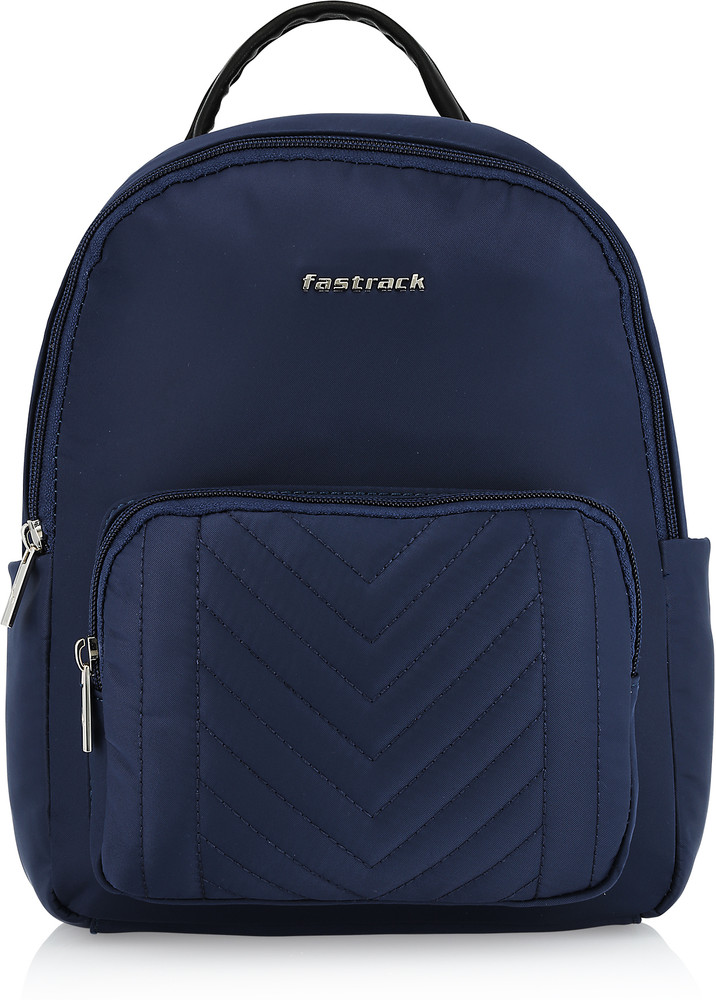 Fastrack navy blue backpack sales