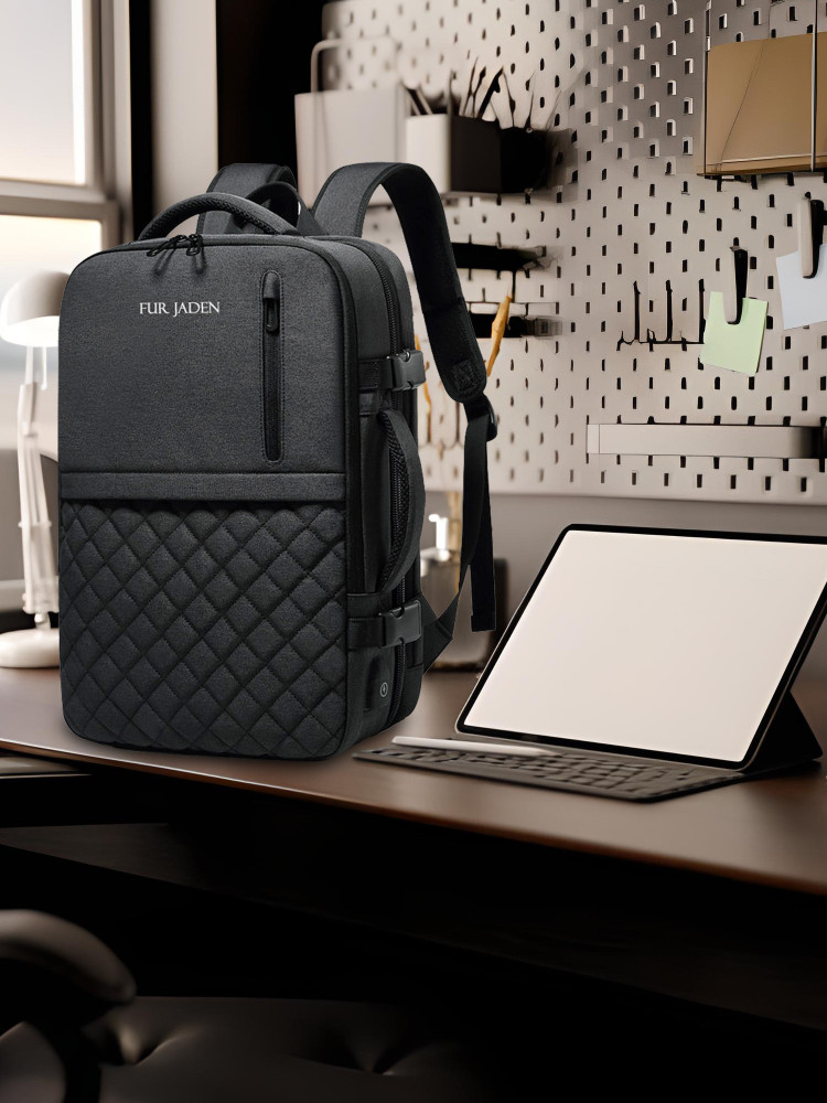 FUR JADEN Anti Theft Bagpack with USB Charging Port and Anti Theft