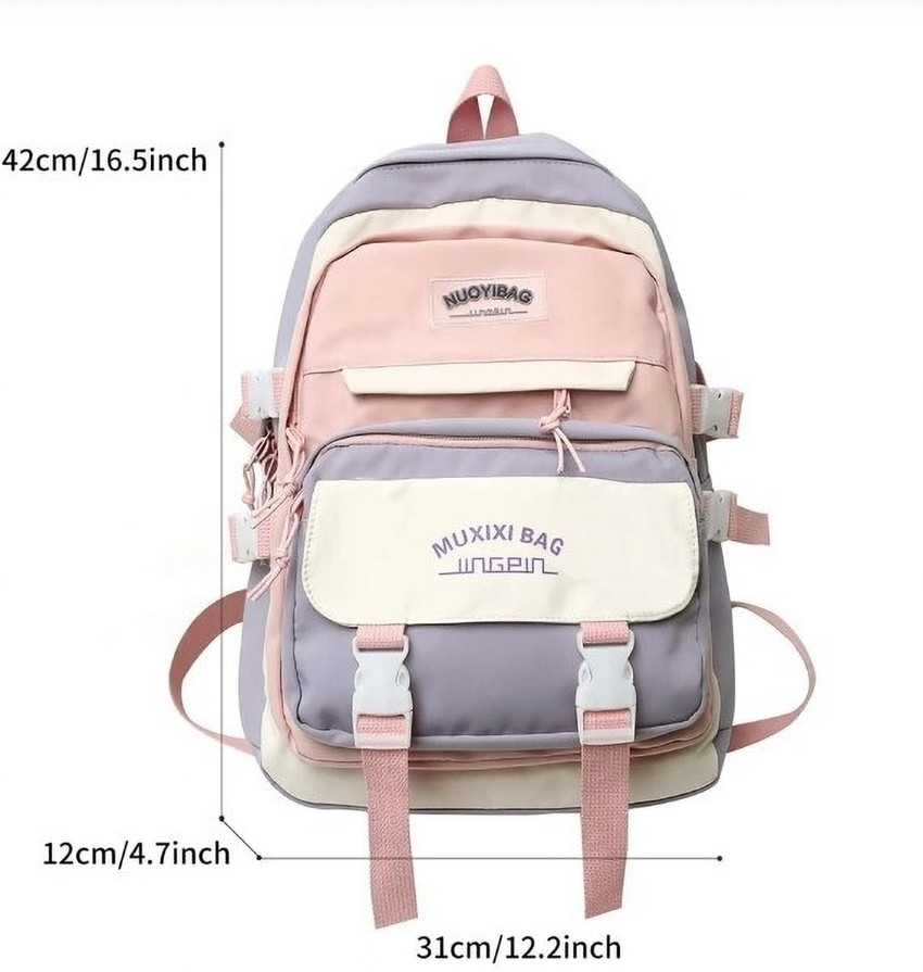 Toingo Women Backpack Schoolbag Cute Nylon Laptop College Bag For Girl School Backpacks 20 L Laptop Backpack Purple Price in India Flipkart