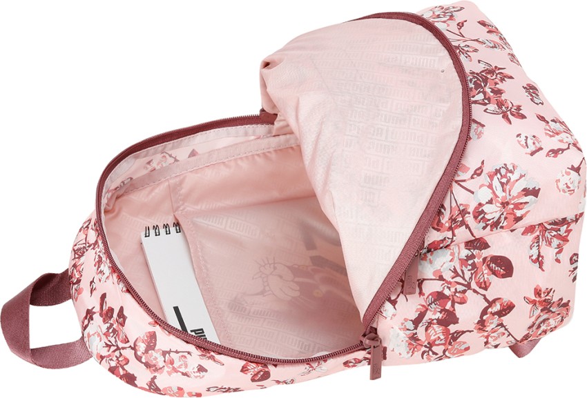 Pink Floral Classic Backpack, Small Medium Large, Interior Laptop