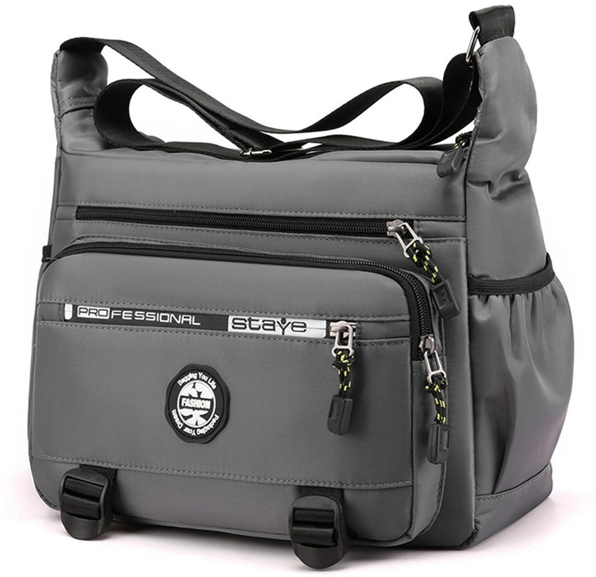 Lyla Men Shoulder Bag Crossbody Bag Shopping Bag Travel Purse Lightweight Handbag Gra 5 L Backpack Tan Price in India Flipkart