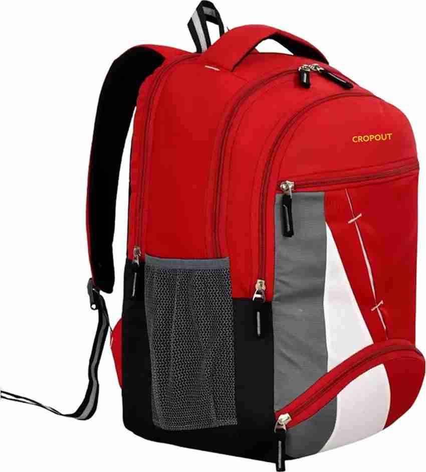 CROPOUT School Bag College Bag Backpack Travel Bag For Men Women 32 L Laptop Backpack Red Price in India Flipkart