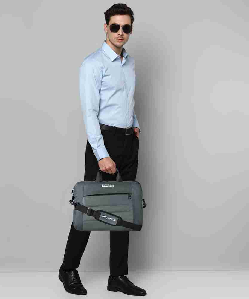 PROVOGUE Premium laptop messenger bag upto 18 inches capacity Navy