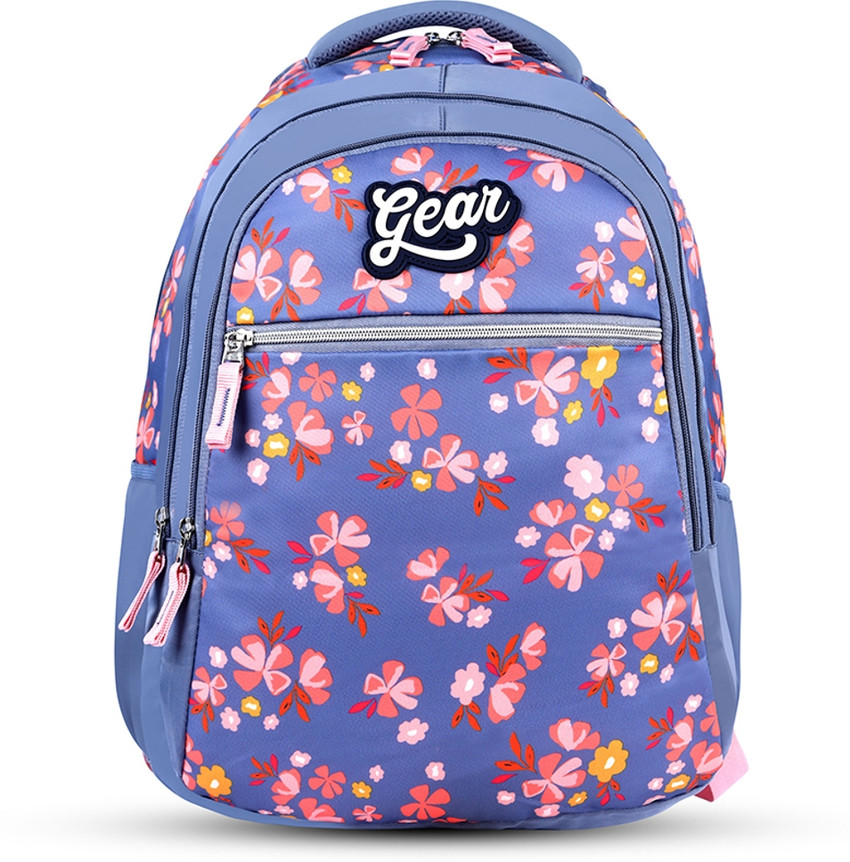 Blue sales floral backpack
