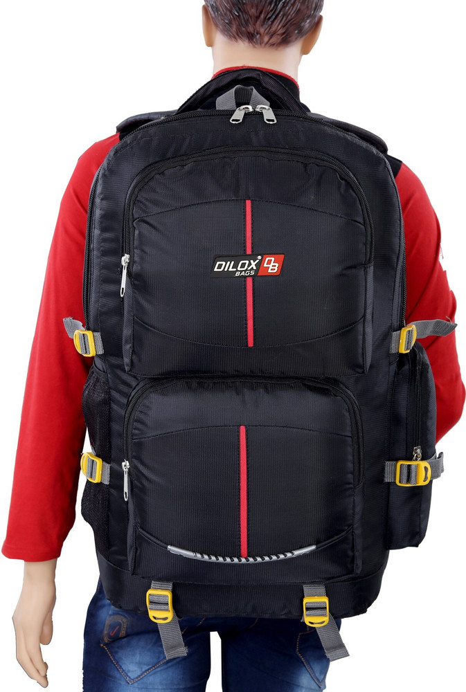 DILOX 55L Travel Laptop Backpack for Outdoor Sport Hiking 55 L Laptop Backpack BLACK Price in India Flipkart