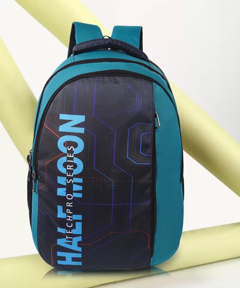 Half Moon Casual Laptop Backpack Office Bag College Travel Back Pack Unisex 35 L Laptop Backpack Sea Green Price in India Flipkart