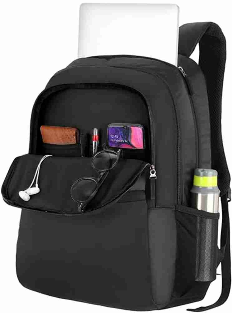 Aesthetic black backpack hotsell