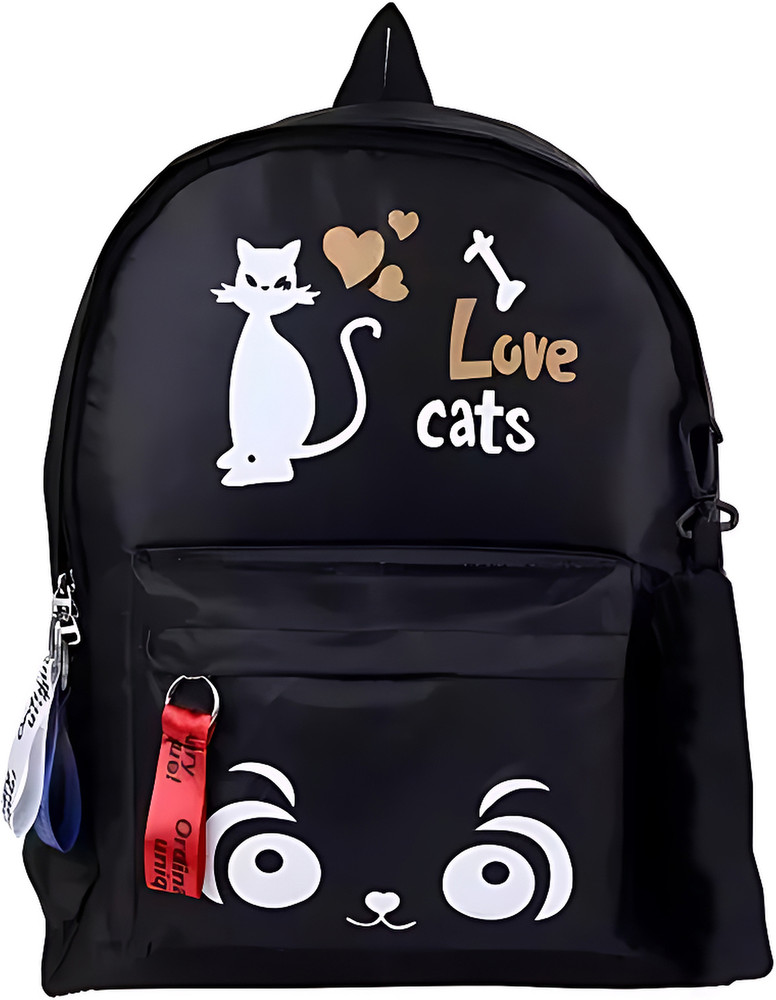 Cat design on sale backpack