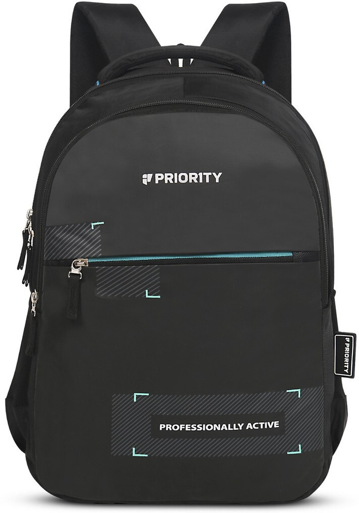 Priority Focus 001 Black 32 L Laptop Backpack Black Price in India Flipkart