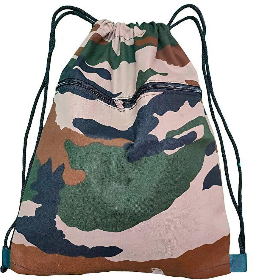 MISFITS CLOTHING Unisex Camouflage Army Military Dori Bag 5 L Backpack GREEN Price in India Flipkart