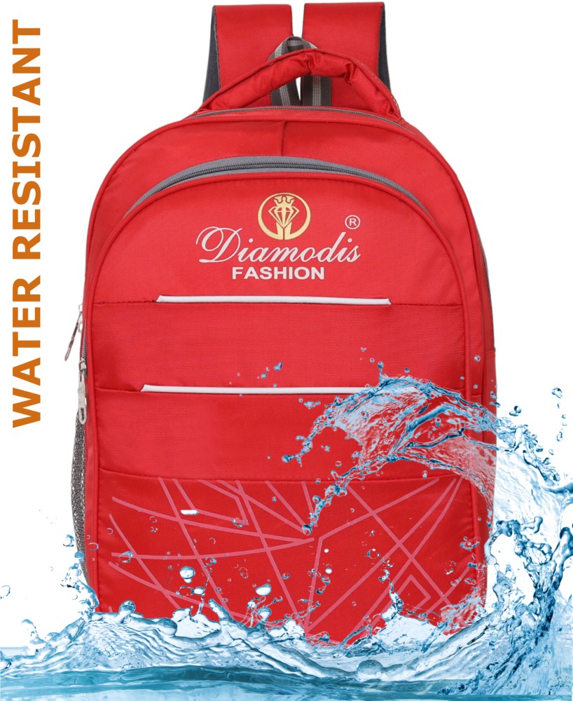 DIAMODIS FASHION New Trendy Flipkart Choice School College Bag 07 Medium Light Weigh Waterproof 45 L Laptop Backpack Red Price in India Flipkart