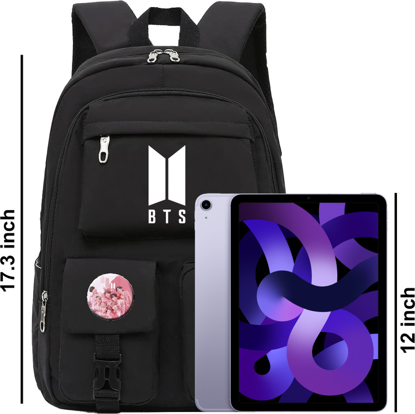 PATPAT BTS Bag for Girls School Bags Kpop BTS Bangtan Theme Prints Casual 55 L Backpack BTS Price in India Flipkart