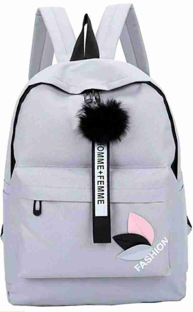 Gstar Fashion CASUAL EXPENSIVE GIRL SCHOOL COLLEGE GREY 20 L Backpack GREY Price in India Flipkart