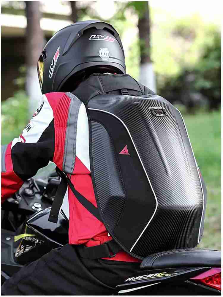 Vagary 3 Carbon Weave Hard Case Motorcycle Bike Bag for Rider 22 L Backpack Black Price in India Flipkart