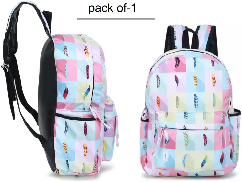 KAIASHA cute backpack for girls and women 15 L Backpack multicolor - Price  in India