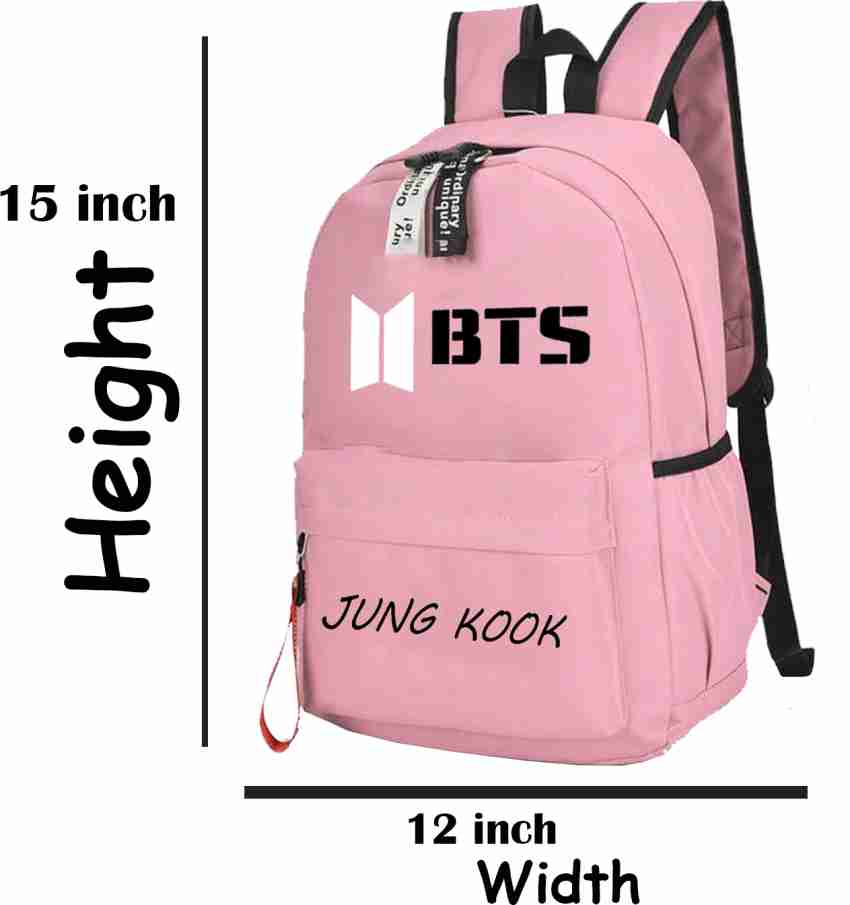 Ambika Collection, Lightweight BTS TAEHYUNG (V) Printed Fifth Class School  Bag For Girls 15 L Backpack Black - Price in India