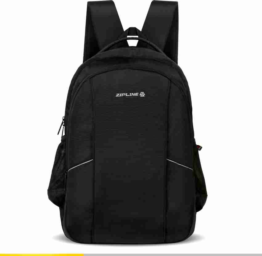 ZIPLINE Smart casual laptop Bags for men and women with USB and multiple pockets 36 L Laptop Backpack Black Price in India Flipkart