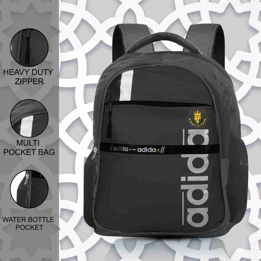 SAIMA Small 16 L Laptop Backpack ADIDAS BAGS Grey Black 16 L Laptop Backpack Grey Price in India Flipkart