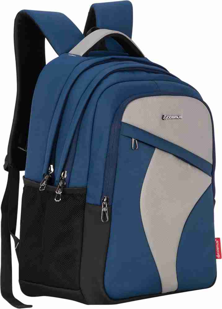 Cosmus Leeds Rugged School Bags with Laptop section for Class 6 9 33 L Laptop Backpack Navy Blue Price in India Flipkart