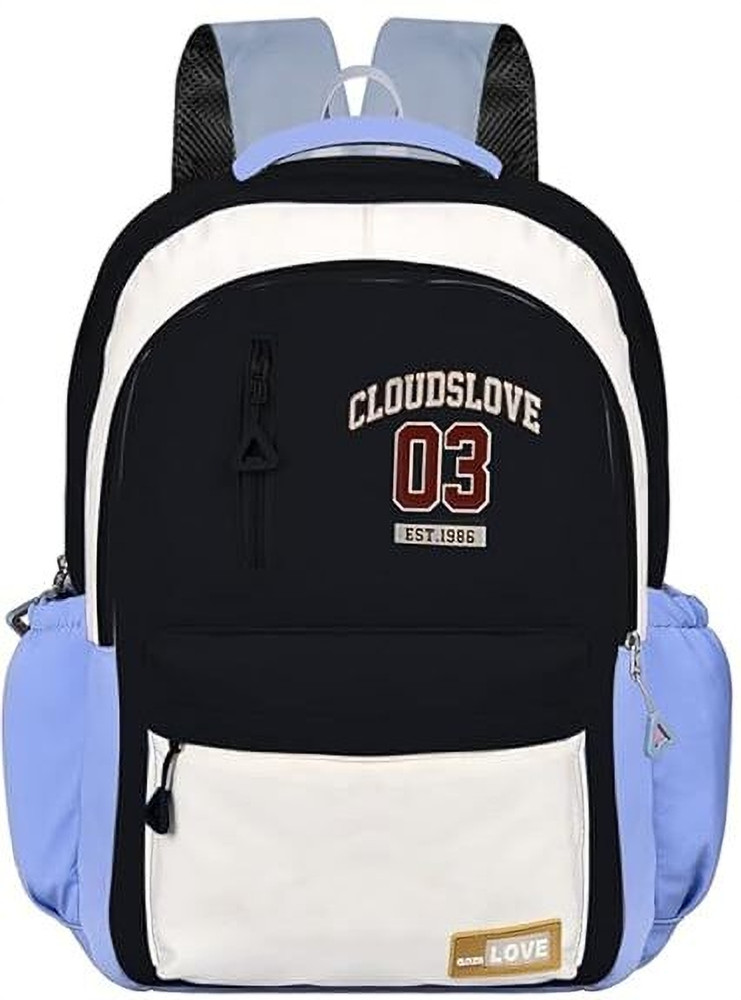 clouds love 20 L Backpack Teen Girls College Cute Bookbag Anti Theft 20 L Laptop Backpack black Price in India Flipkart