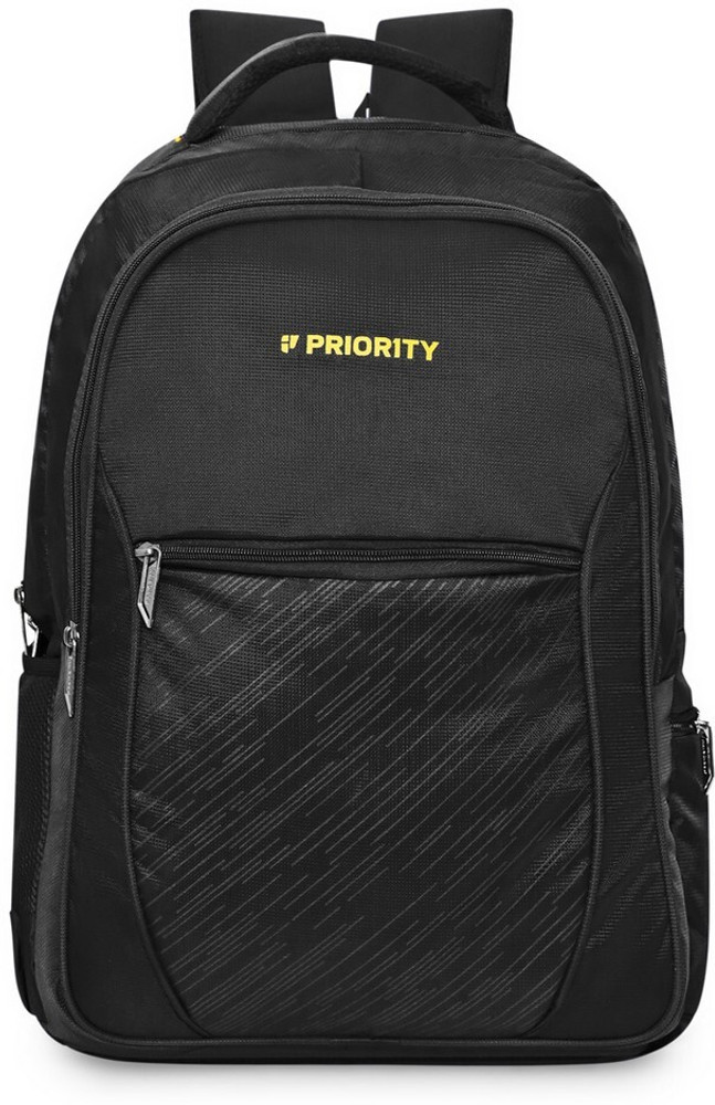 Priority 20 Inch Solid Black Polyester 40 L Laptop Backpack Black Price in India Flipkart