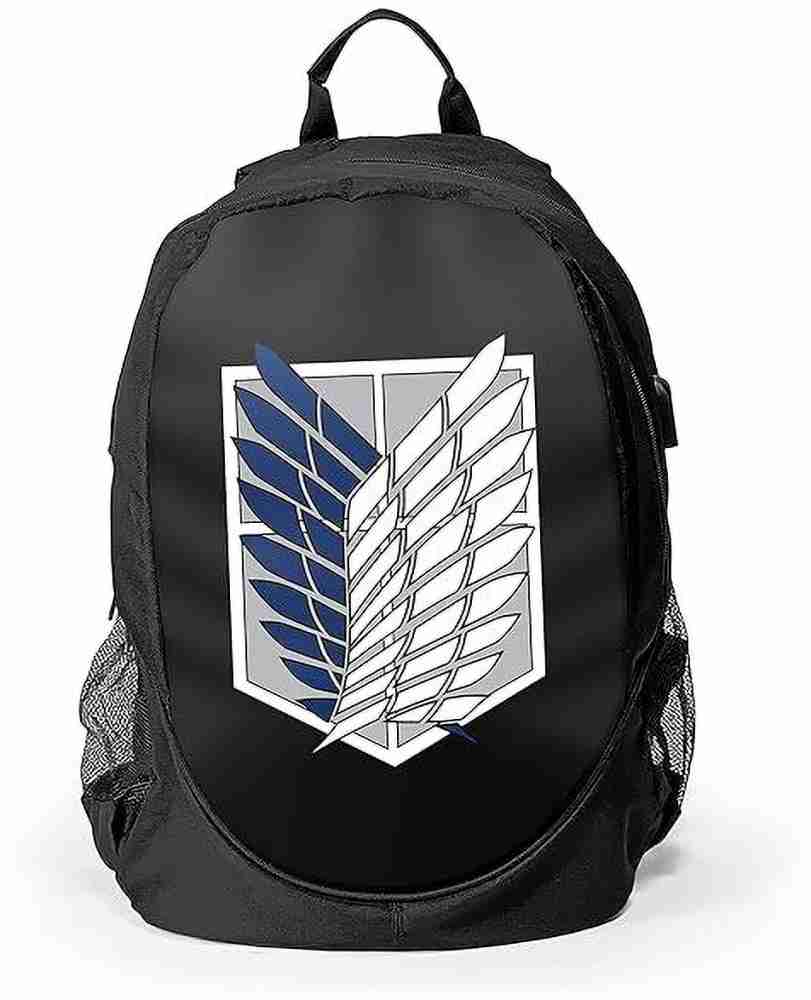 Flexible Solution Anime Attack on Titan Wings of Freedom 25 L Backpack Attack On Titan Wings of Freedom Price in India Flipkart