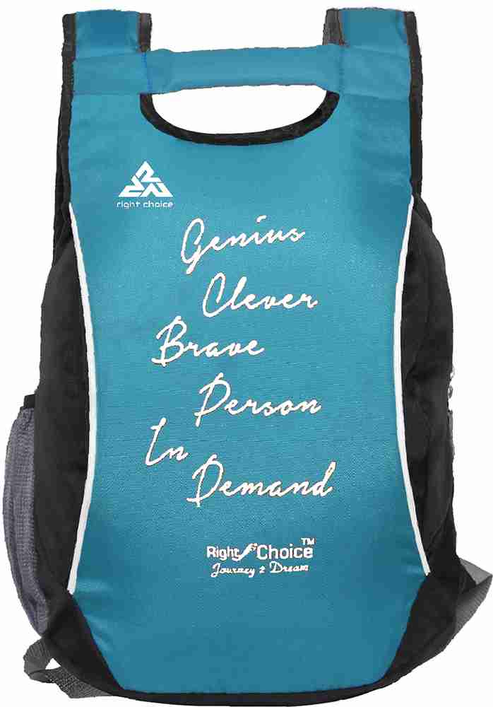 RIGHT CHOICE Stylish look Geniouse bag for school college and causal s 10 L Backpack Sky Blue Price in India Flipkart