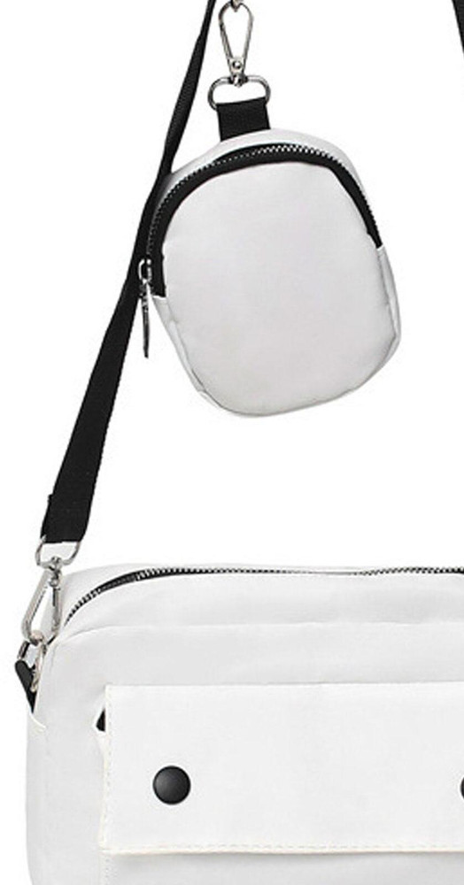 Lyla Mens Crossbody Bag with Coin Purse Shoulder Bag for Utility Daily Sports White 5 L Backpack White Price in India Flipkart