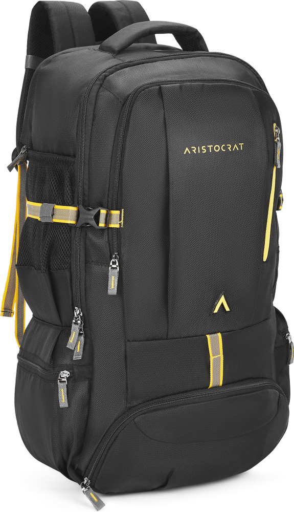 ARISTOCRAT Polyester 45L Peak Rucksack H Black For Men Women 45 L Backpack Black Price in India Flipkart