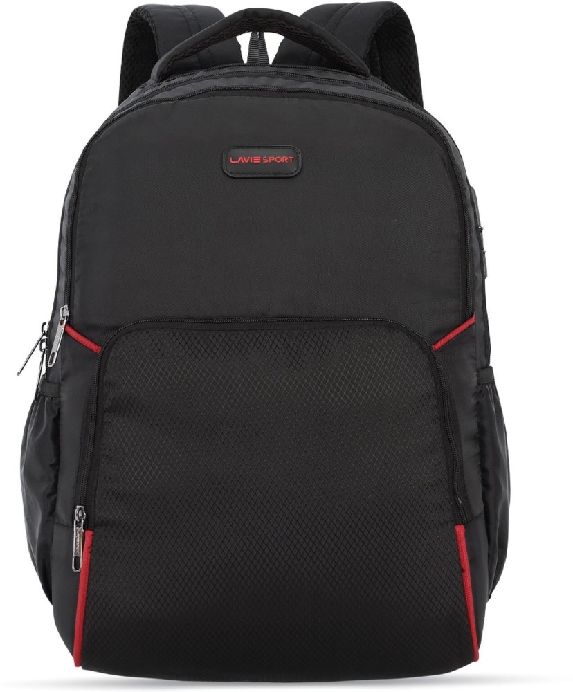 Lavie Sport Business M Laptop 35 L Laptop Backpack Black Price in India Flipkart