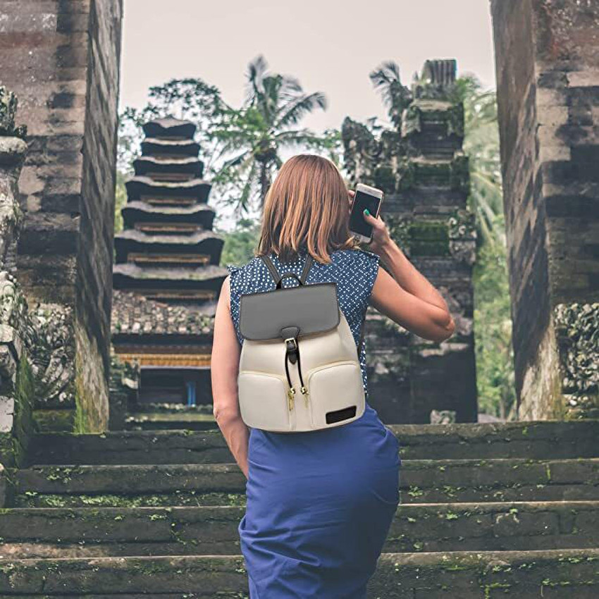 Fashion backpack purse top