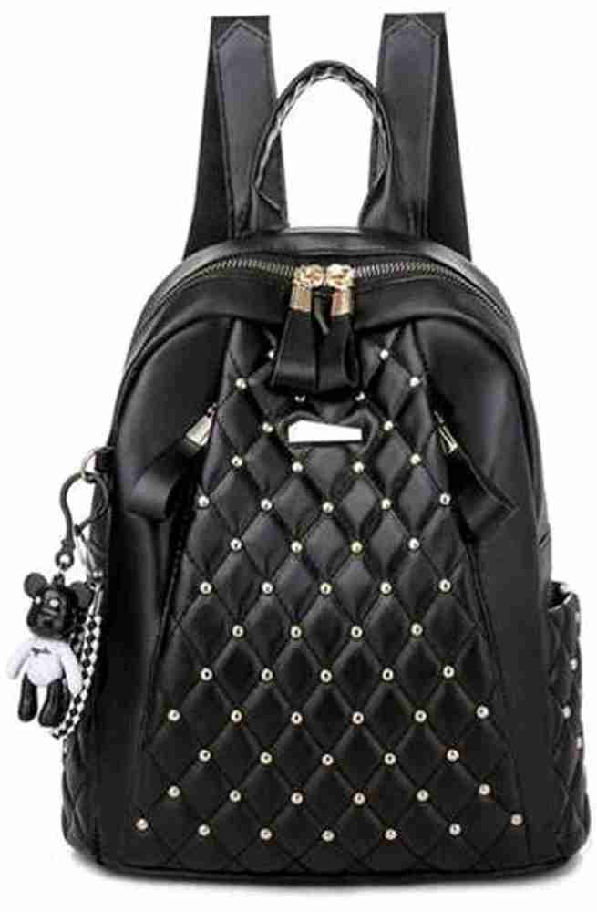 Black fancy backpack outlet