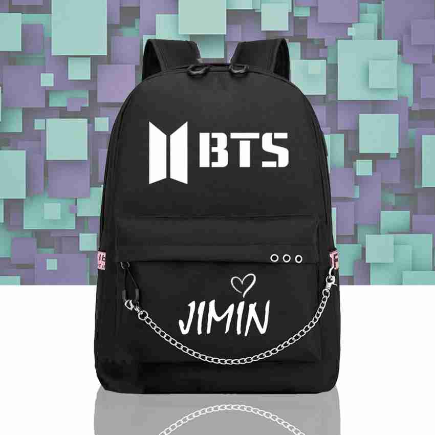 BTS Bangtan Boys Figure Print JUNG Box Jimin Backpack School Bags