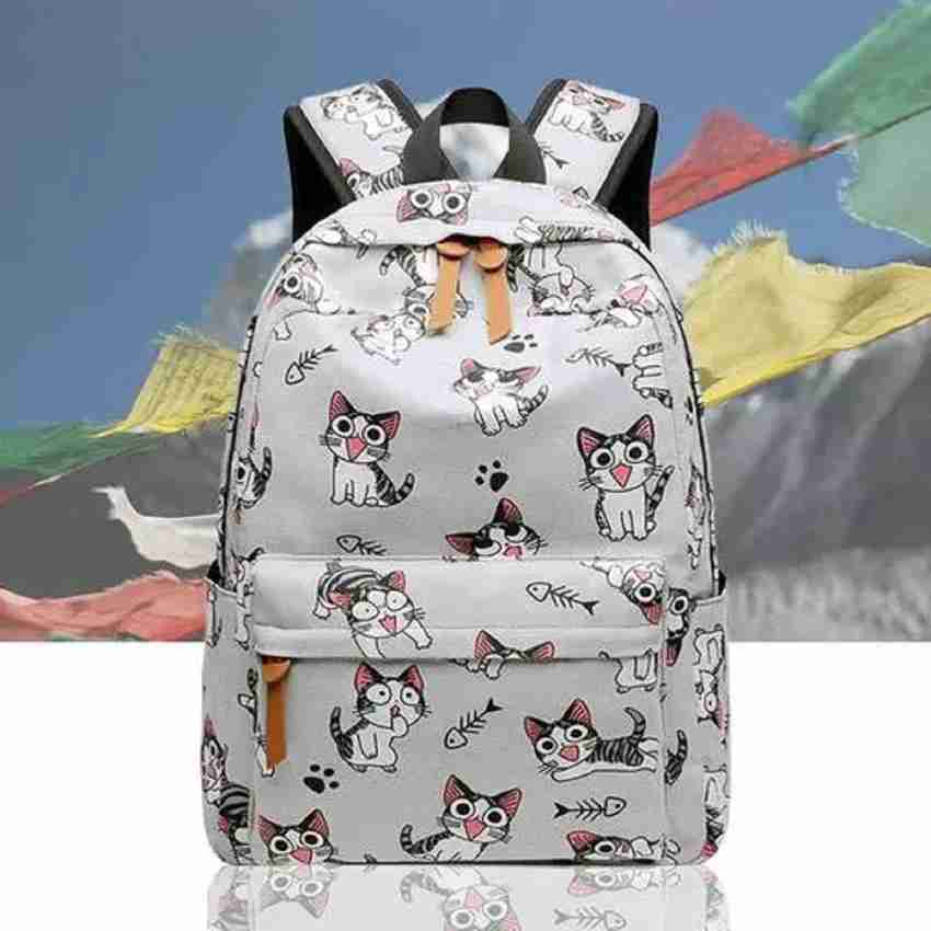 winry EAISLY CARRY CAT PRINTED BAG PACK BAGS FOR WOMANS AND GIRLS