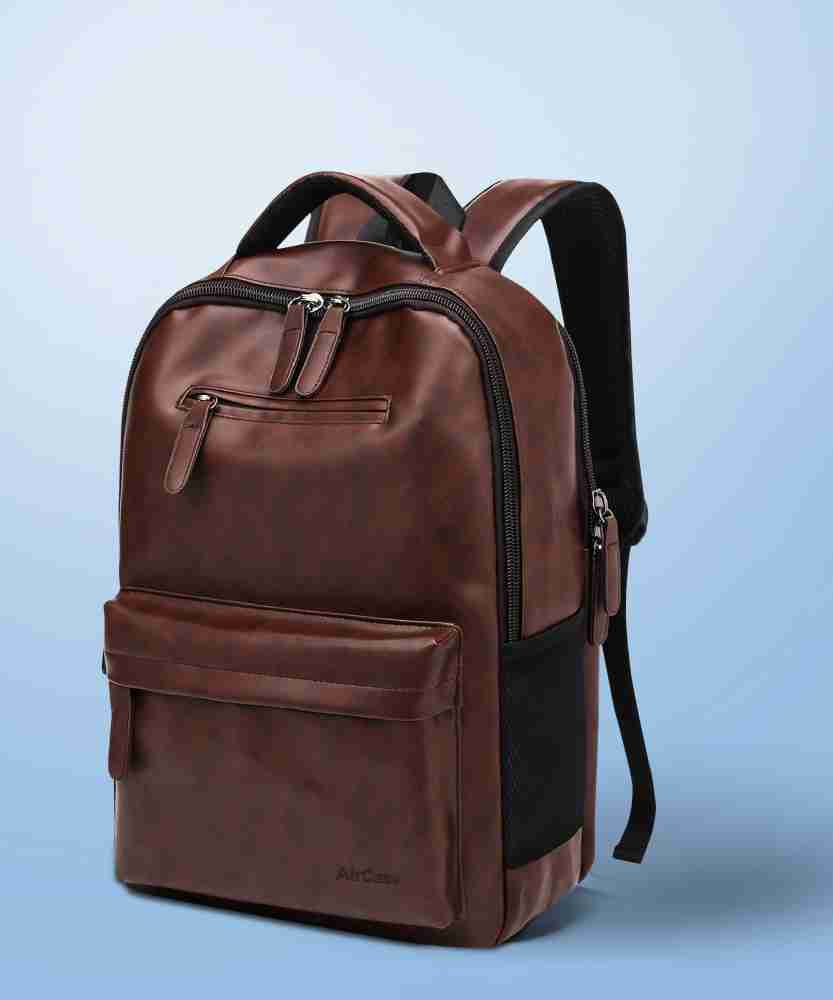 aircase leather backpack