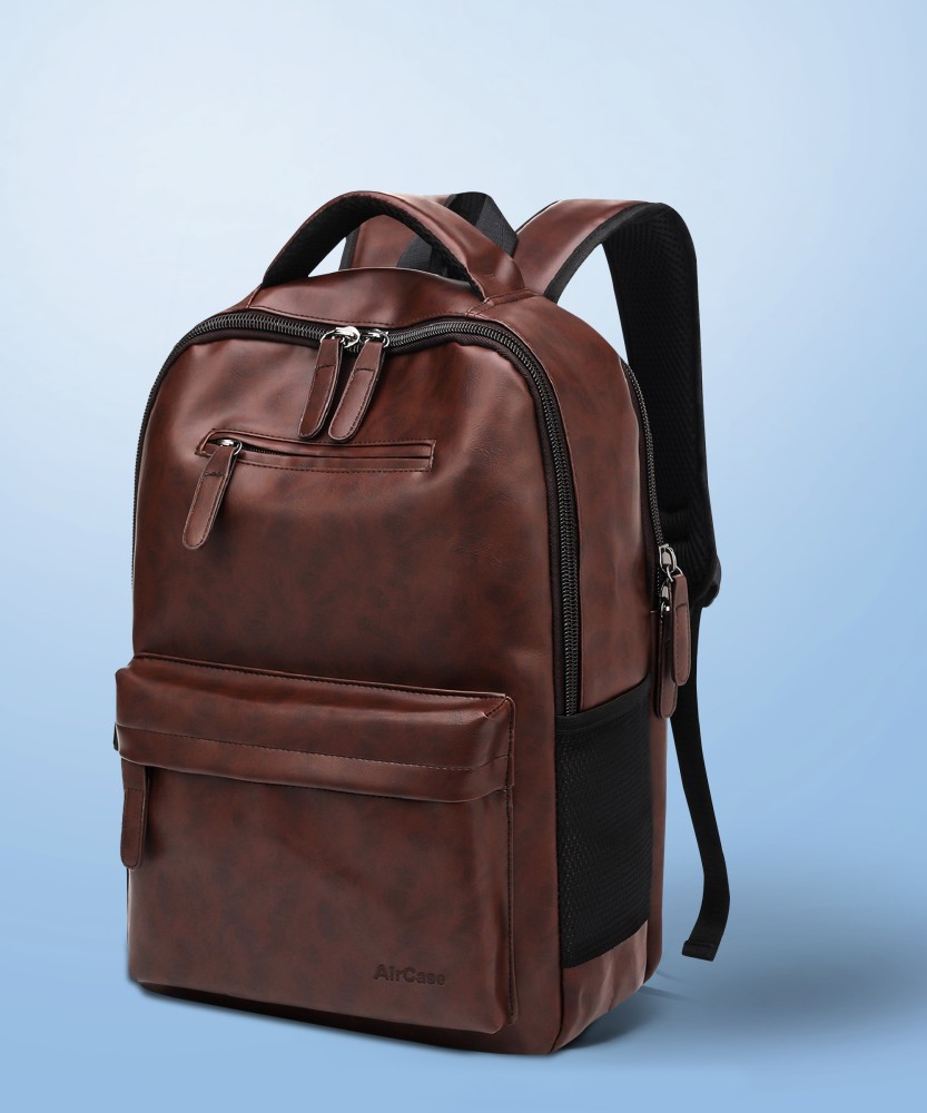 Leather hotsell backpack flipkart