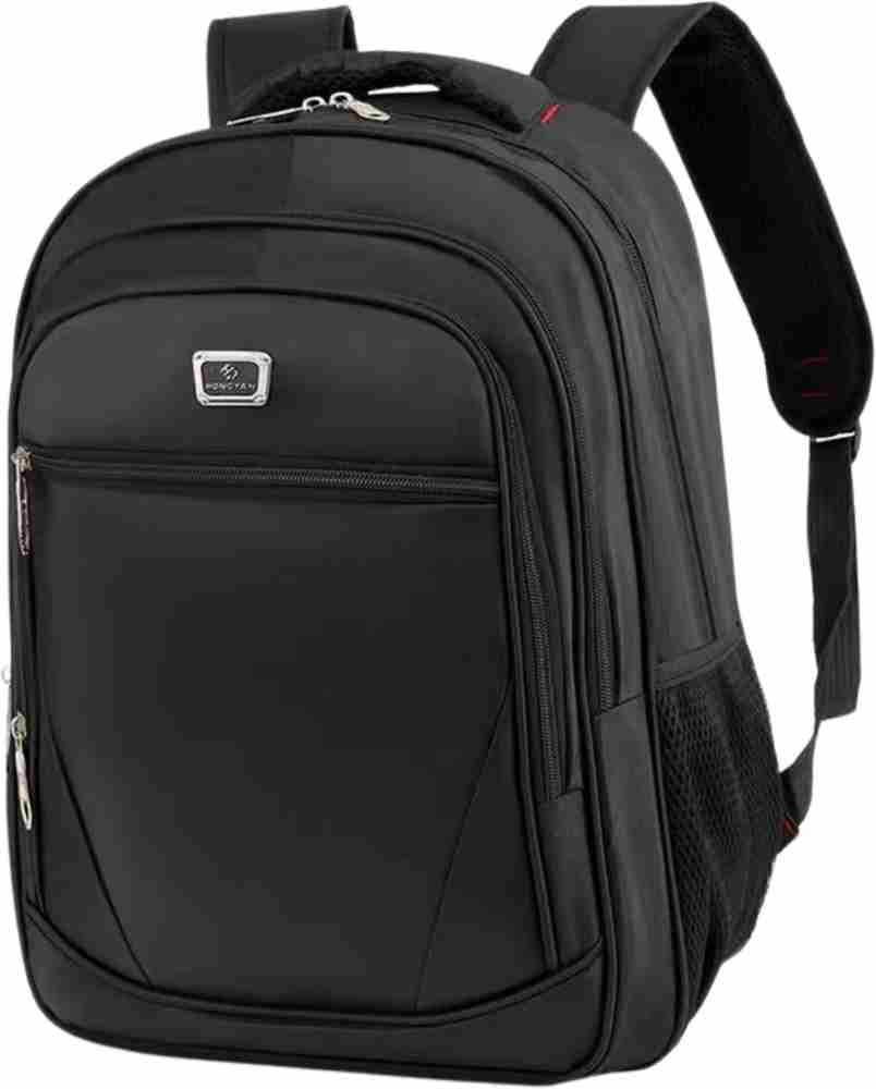 CarryTrip Unisex Laptop Bag 2 Compartments 2 Pockets And 2 Side Bottle Pockets Bag 20 L Laptop Backpack Black Price in India Flipkart