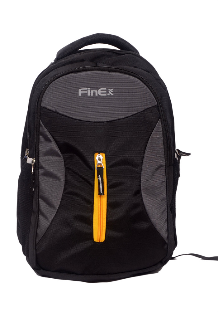 Finex Bags School College Bag 300 L Backpack Black Price in India Flipkart