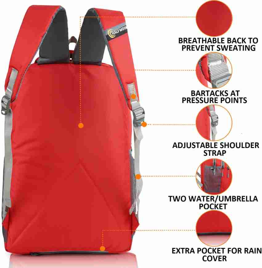 Half Moon Valex Unisex School Bag/ 15.6 inch Laptop Backpack/College  Bagpack/Office Back Packed | Laptop Bag for Men Women | School Bags for  Boys 