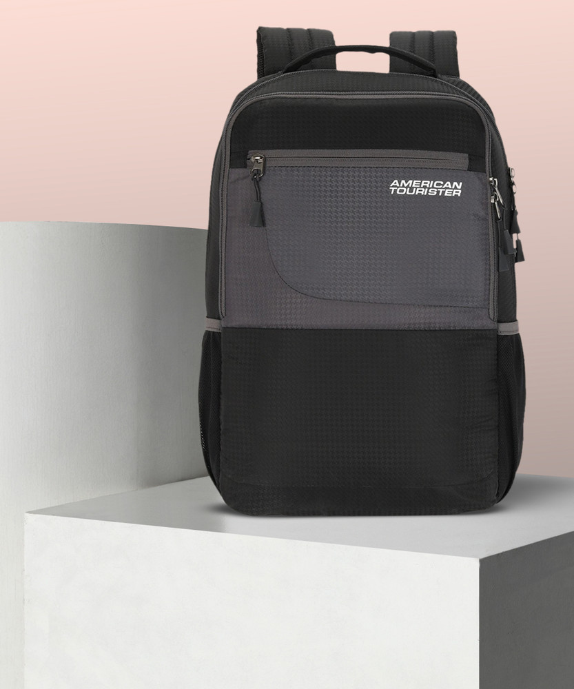 AMERICAN TOURISTER CASPAR NXT 03 GREY 22 L Laptop Backpack Grey Price in India Flipkart