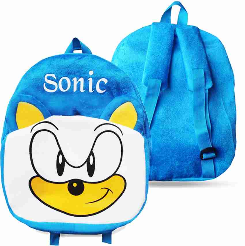 Gatset Fly Sonic School Bag For Kids Soft Plush Backpack For Small