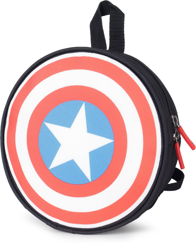 MARVEL NOVEX Original CaptainAmerica Polyester Kids RoundBackpack