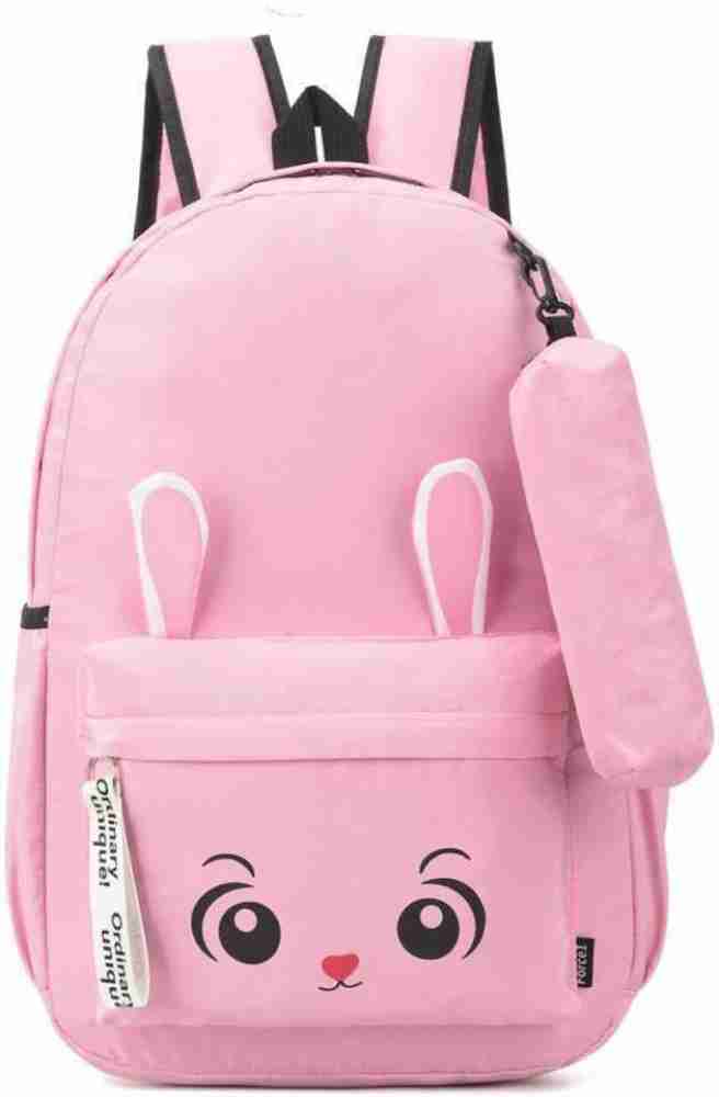 Baby pink best sale school bag