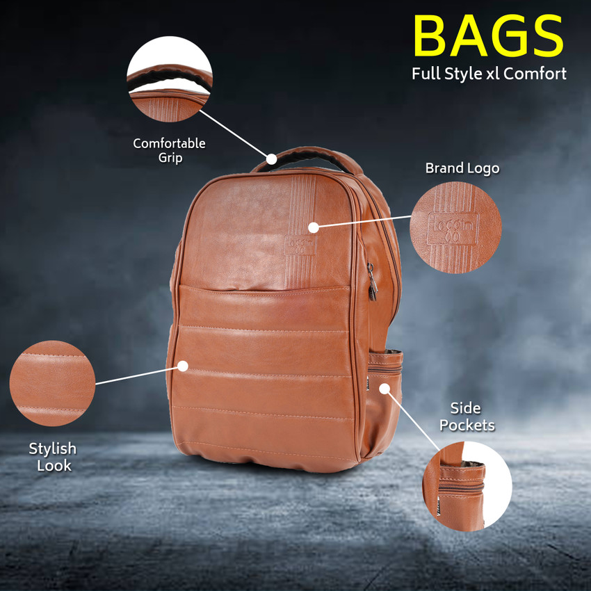 LOGGIN Baxk Pack 30 L Backpack Brown 1 Price in India Flipkart