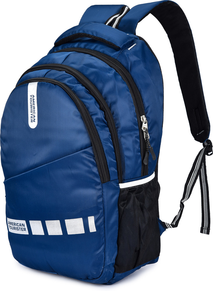 Galaxy Craft Blue Color Design American Tourister Laptop Backpack