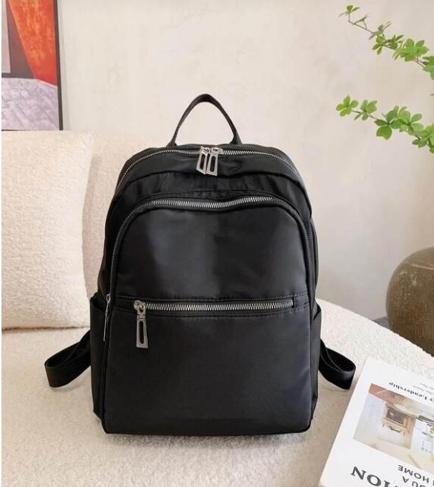 Small black backpack women's online