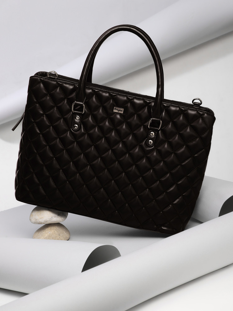 Discover more than 151 black quilted laptop bag latest esthdonghoadian