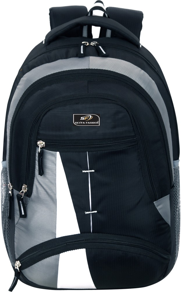 LOUIS CARON Hi storage printed 30 L Laptop Backpack Black - Price in India